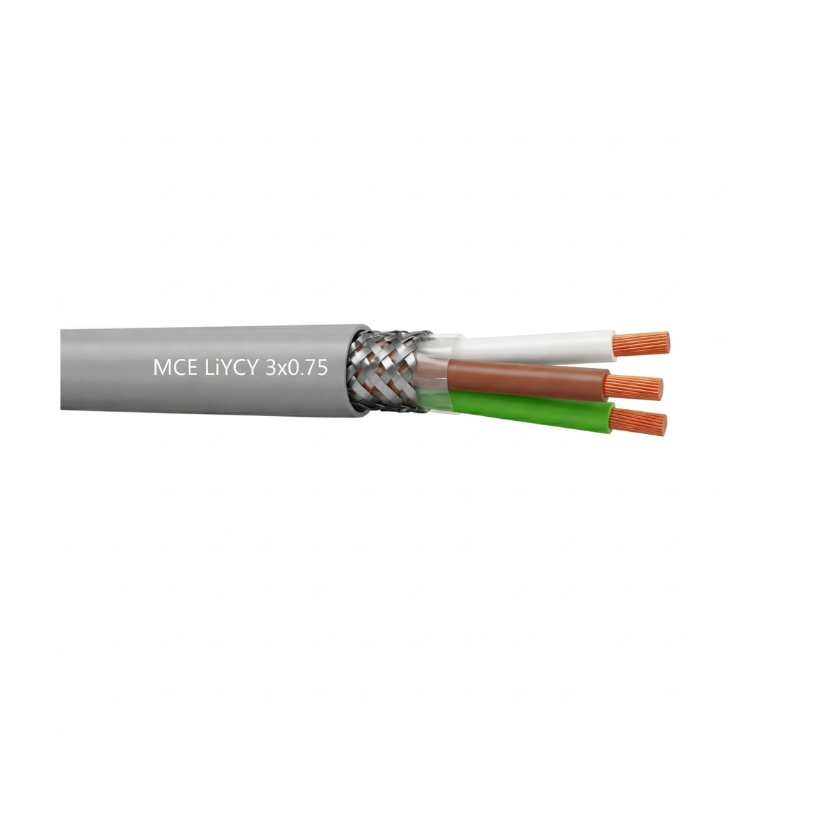 Câble LiYCY 3x0.75 mm2 blindé