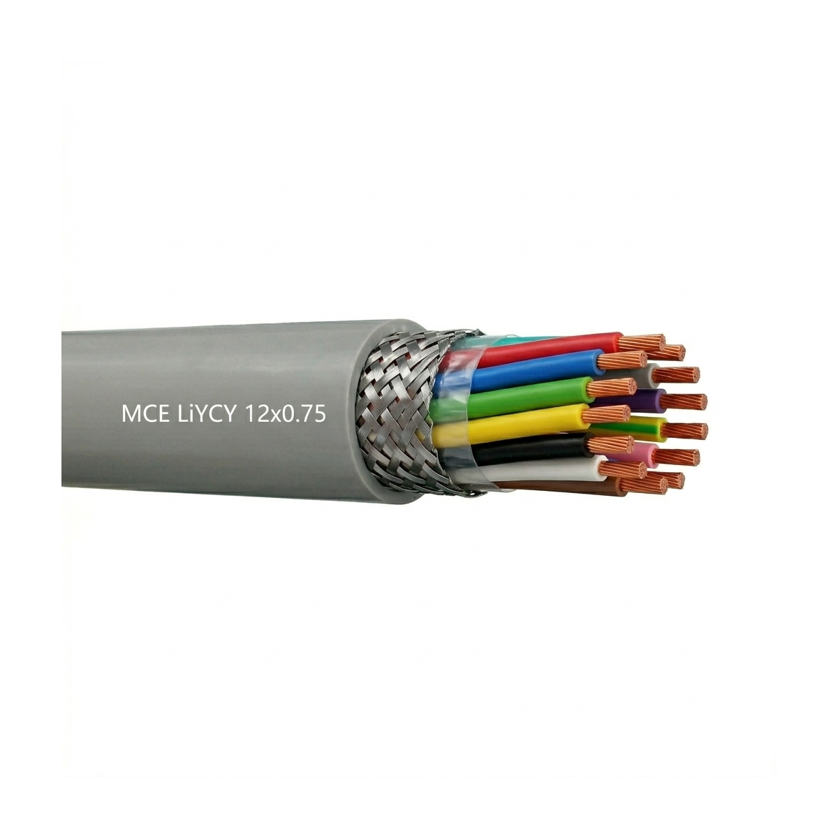 Câble LiYCY 12x0.75 mm2 blindé
