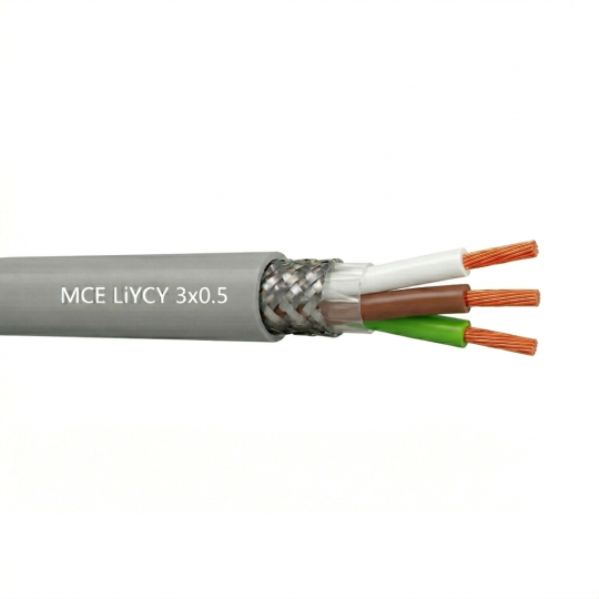 Câble LiYCY 3x0.5 mm2 blindé