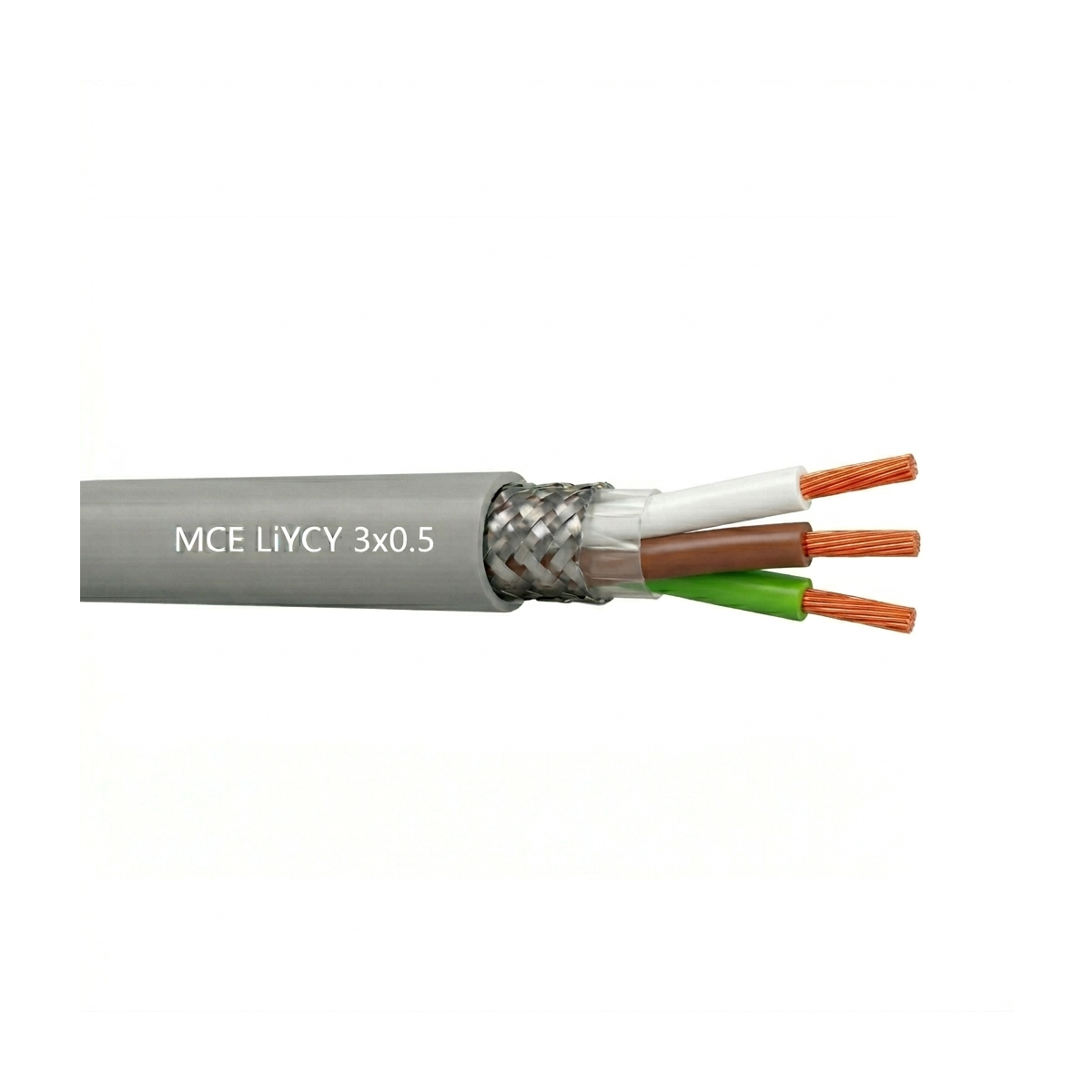 Câble LiYCY 3x0.5 mm2 blindé
