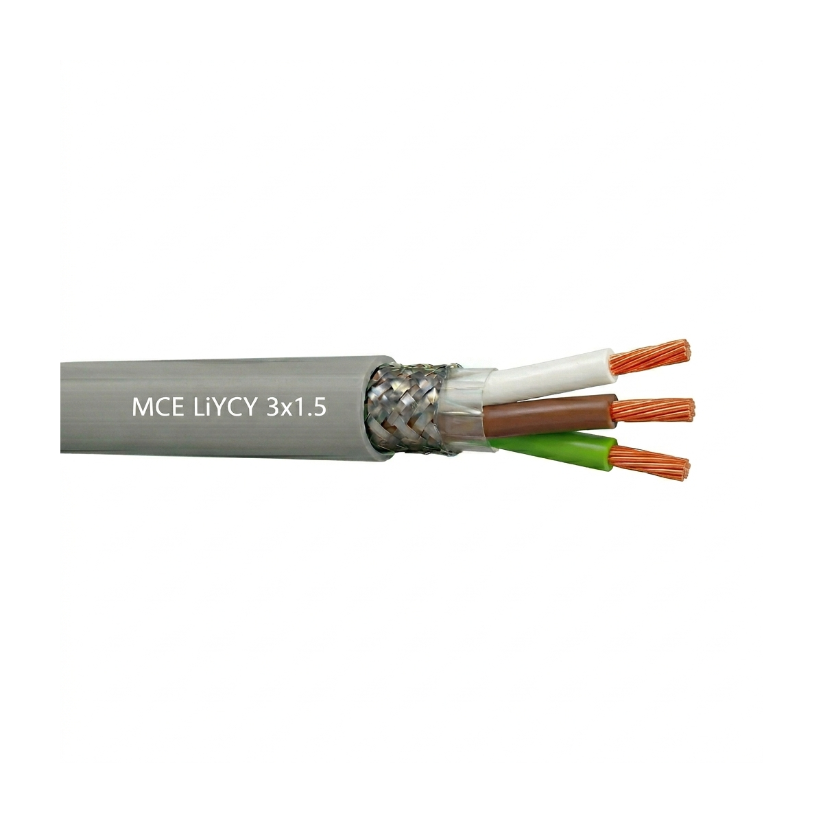Câble LiYCY 3x1.5 mm2 blindé