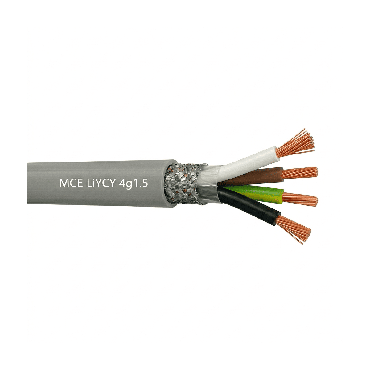 Câble LiYCY 4x0.25 mm2 blindé