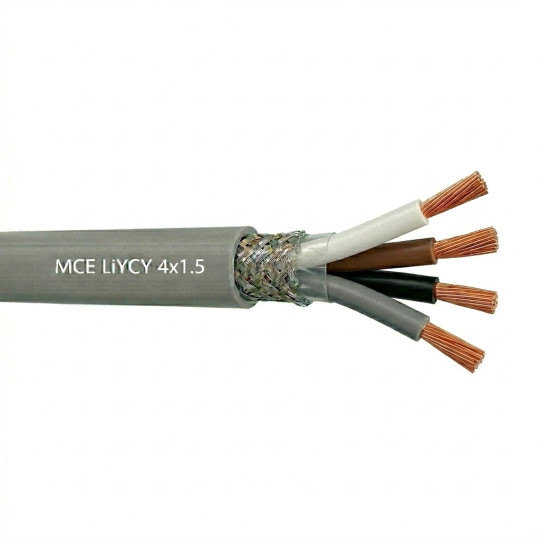 Câble LiYCY 4x1.5 mm2 blindé