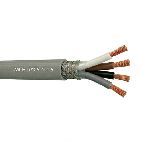 Câble LiYCY 4x1.5 mm2 blindé