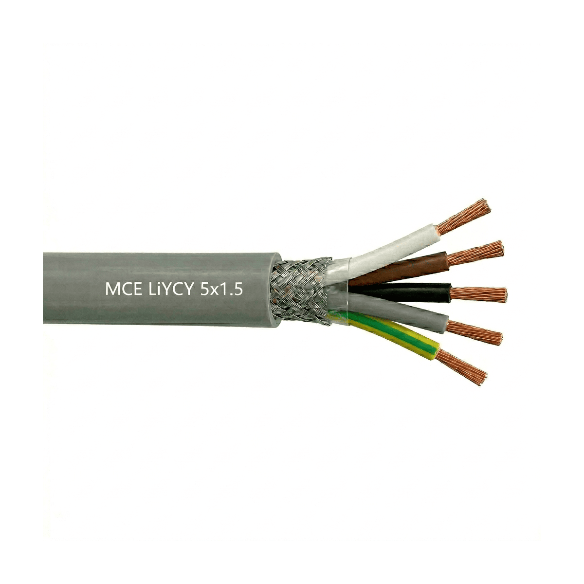 Câble LiYCY 5x1.5 mm2 blindé