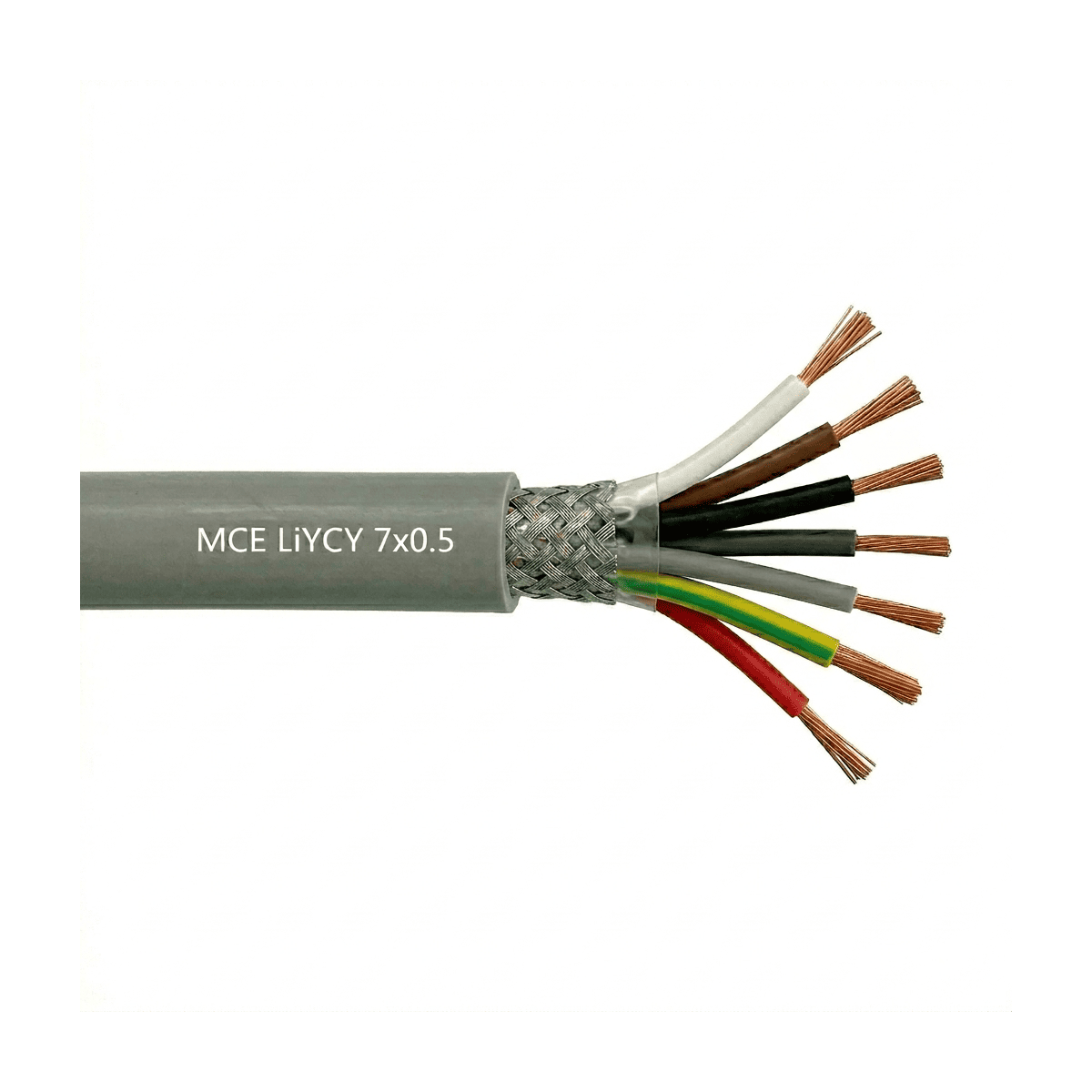 Câble LiYCY 7x0.5 mm2 blindé