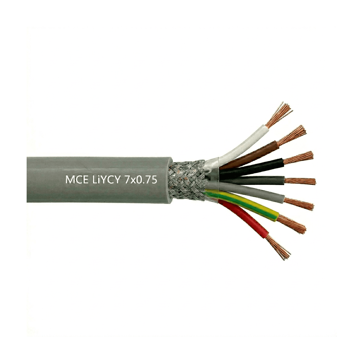 Câble LiYCY 7x0.75 mm2 blindé