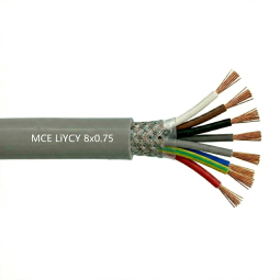 Câble LiYCY 8x0.75 mm2 blindé
