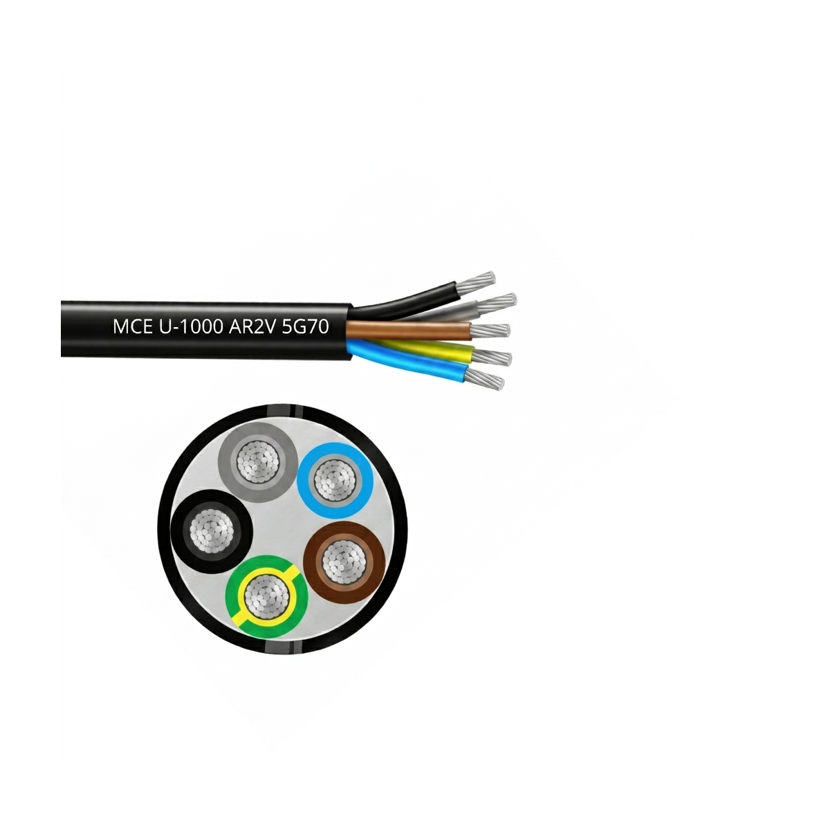 Câble aluminium U-1000 AR2V 5g70