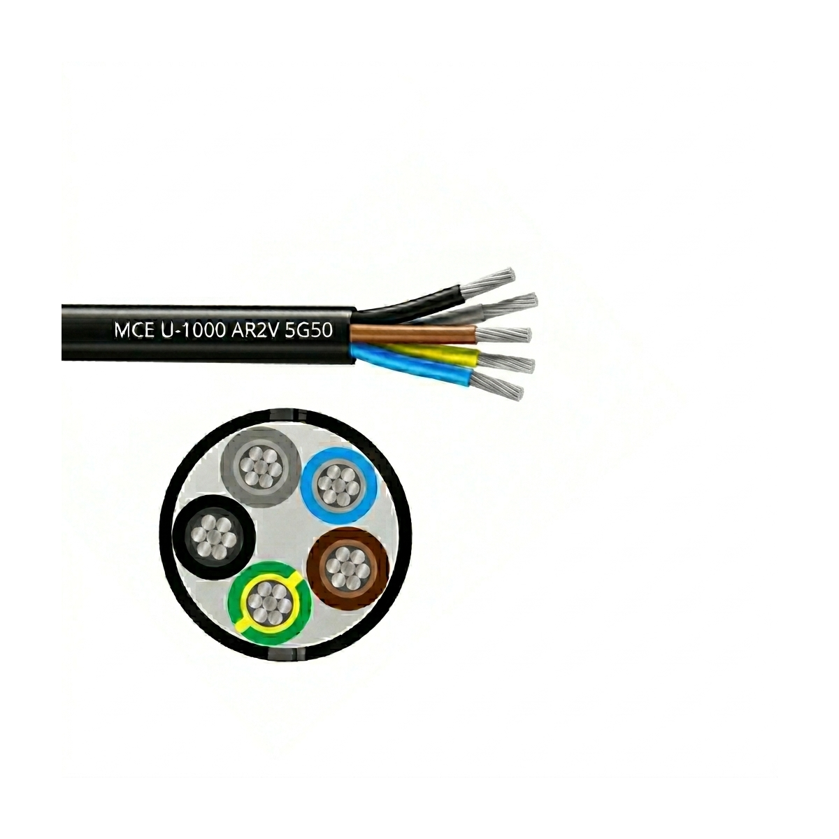 Câble aluminium U-1000 AR2V 5g50