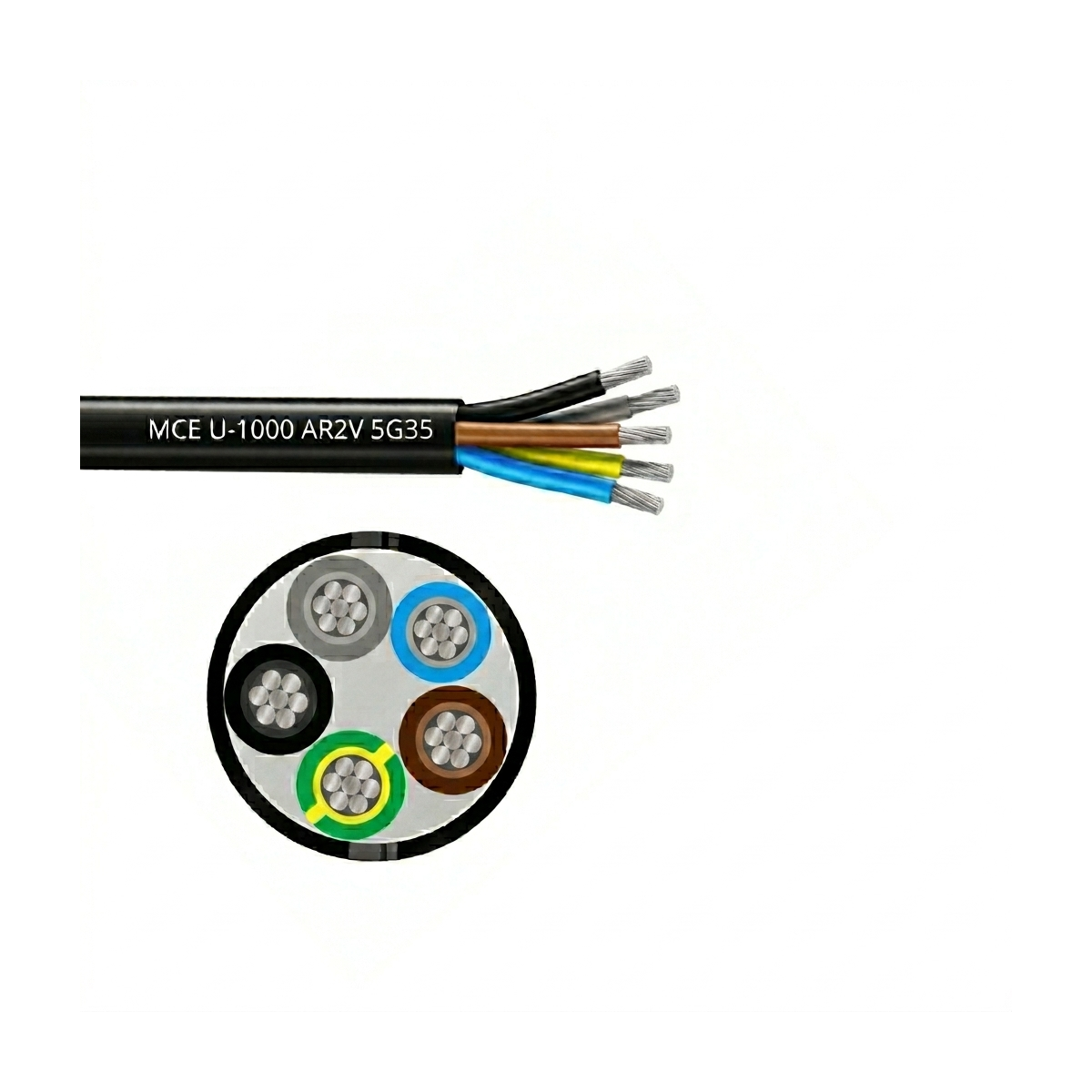 Câble aluminium U-1000 AR2V 5g35